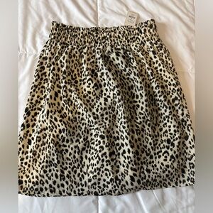 NWT Francesca’s Cheetah Print Skirt